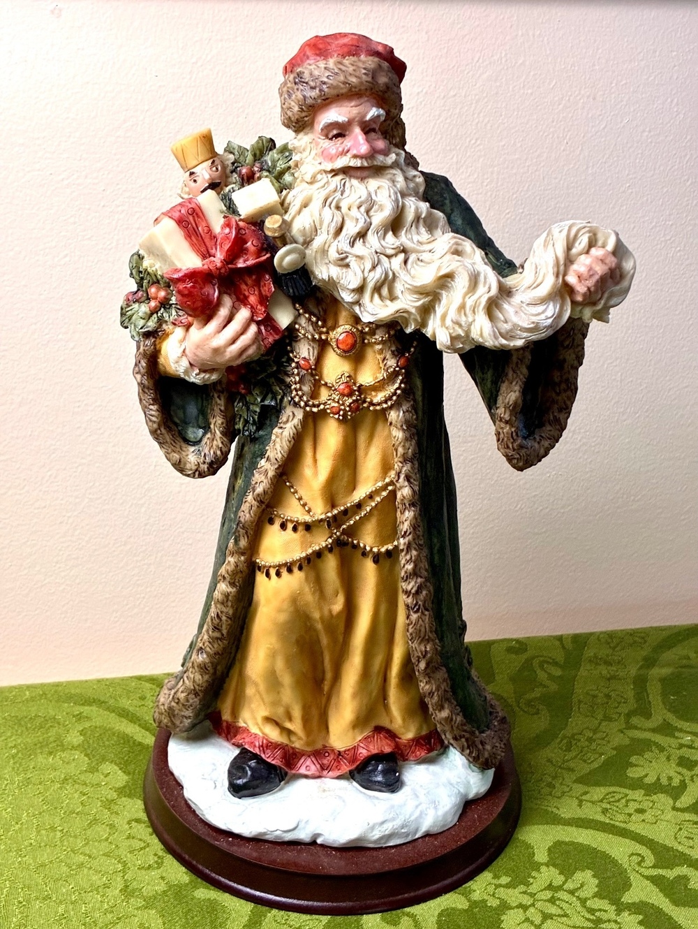 St. Nicholas & Me Santa Claus Figurine with Gifts